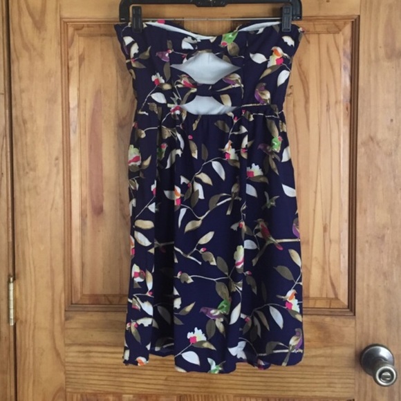 Strapless double bow back dress - Picture 3 of 4