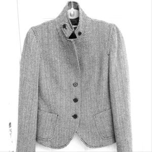 J. Crew Wool Herringbone Blazer