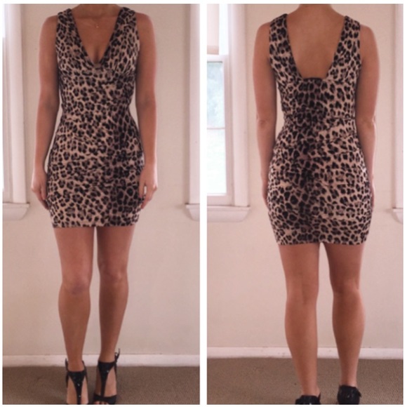 Cheetah print dress