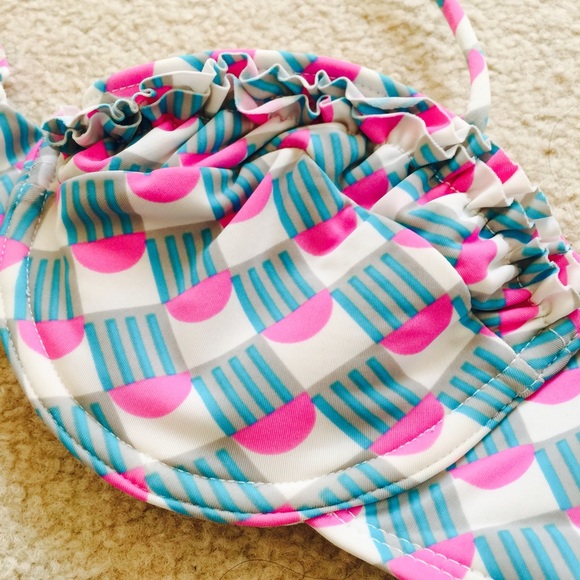 Roxy Ruffle Retro Bikini Sets - Picture 2 of 4