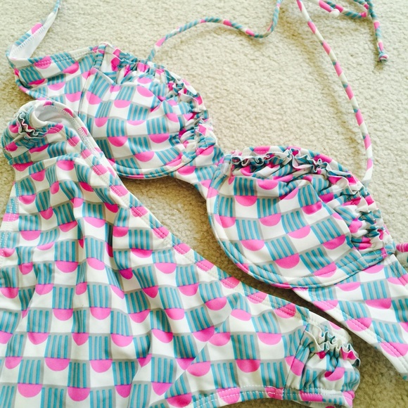 Roxy Ruffle Retro Bikini Sets - Picture 4 of 4