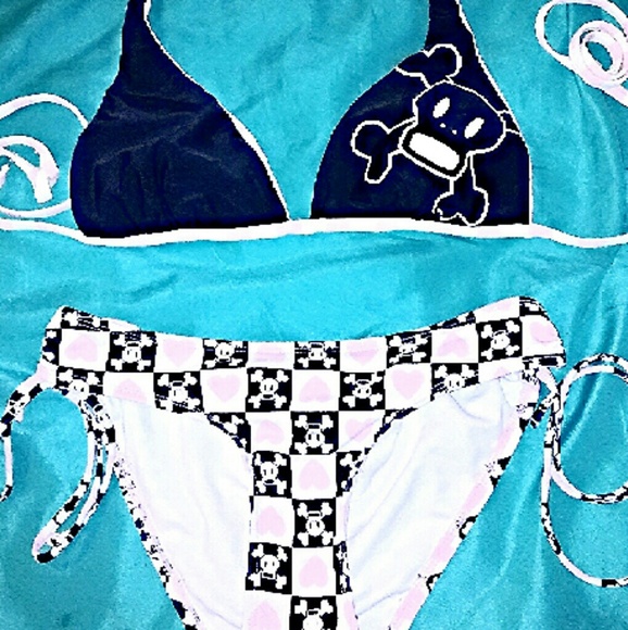 Reversable SKULL Bikini