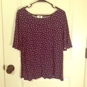 Short Sleeve Flowing Top