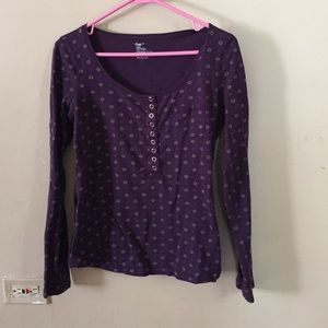 Purple GAP shirt