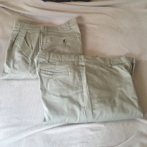 2 PAIRS OF MENS KHAKIS! Size 38 x 32