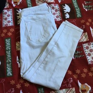 Old Navy white skinny jeans