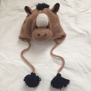 DeLux Knit Horse Hat