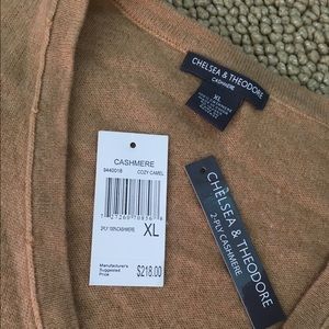 New W/T Chelsea & Theodore cashmere sweater XL