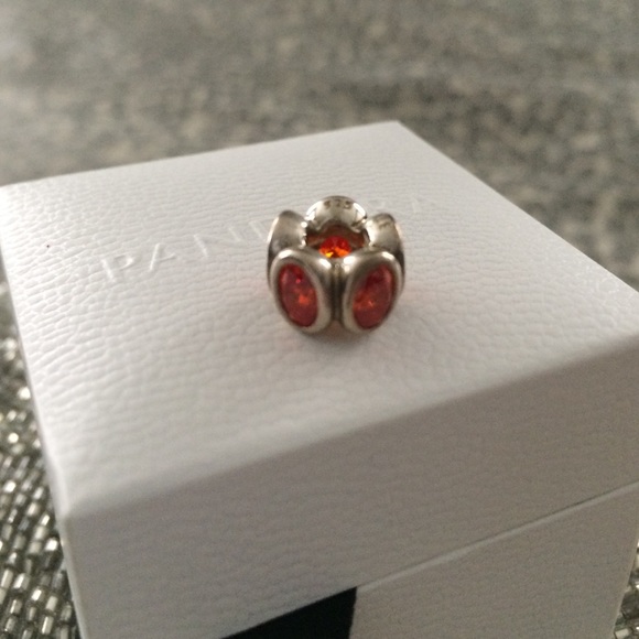 Pandora Charm orange bling - Picture 2 of 2