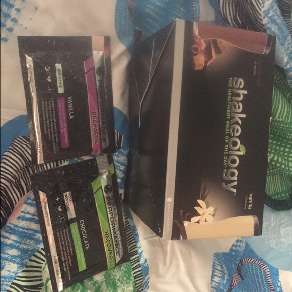 Shakeology and 2 beach body performance included