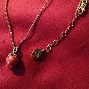 Authentic Juicy Couture Strawberry Necklace