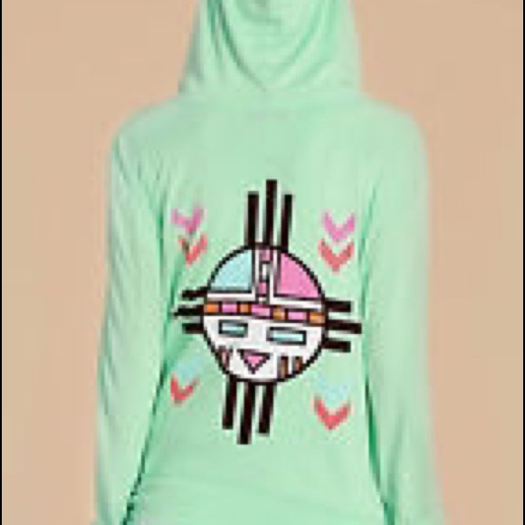 WILDFOX BEACH NATIVE ZIPUP HOODIE - Picture 4 of 4