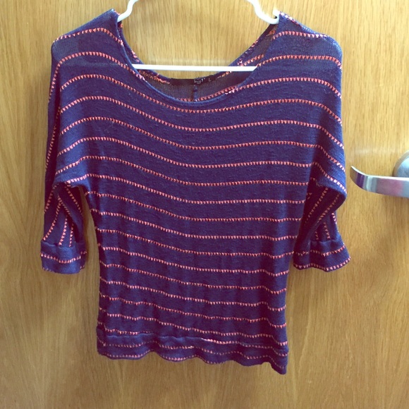 Sheer knit top
