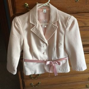 Blush colored blazer