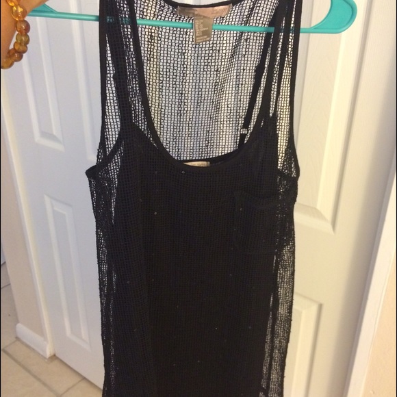 Black sequin mini dress