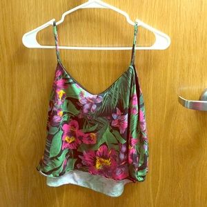 Floral crop top