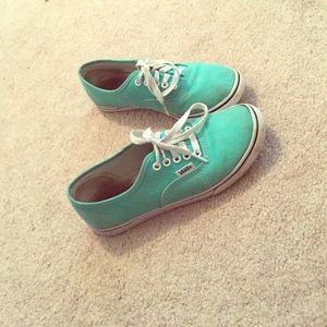 Authentic Mint Green Vans