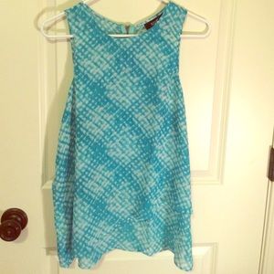 Blue Pattern Tank