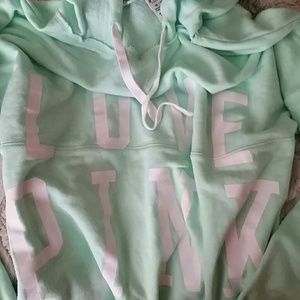 PINK tunic oversize lightweight hoody