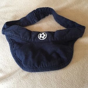 Baby soccer visor - navy blue!