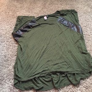 Army green shirt