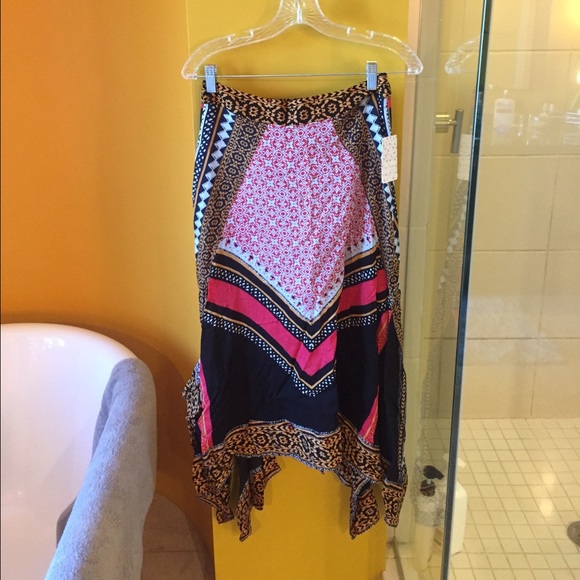 Free People Bedouin Traveler Skirt in Black