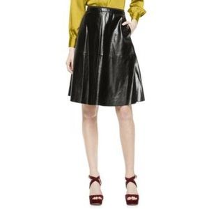 Vince camuto leather skirt
