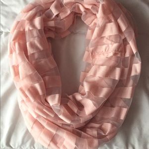 Light pink scarf