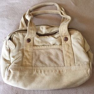 3 pocketed cute aeropostale cream purse!