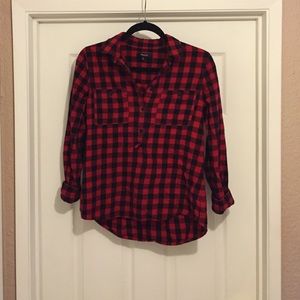 Madewell buffalo checker flannel.