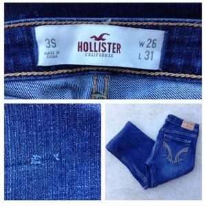 Bootcut Hollister jeans. Width 26, length 31