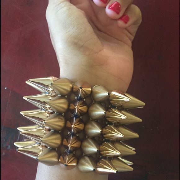 Jewelry - Spiked Gold Bracelet