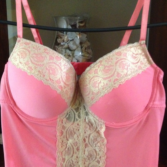 Coral and gold nighty