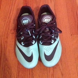 Tiffany Blue Nike Track Spikes