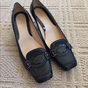 Cole Haan black loafer heels size 8 classic