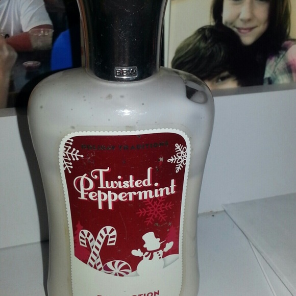 Twisted peppermint lotion