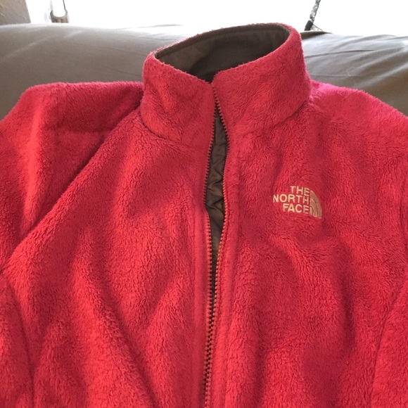 Hot pink north face