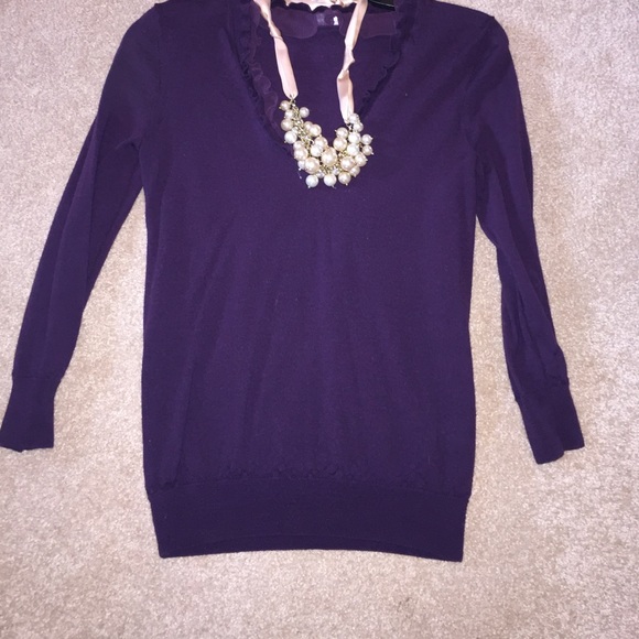 J Crew purple top