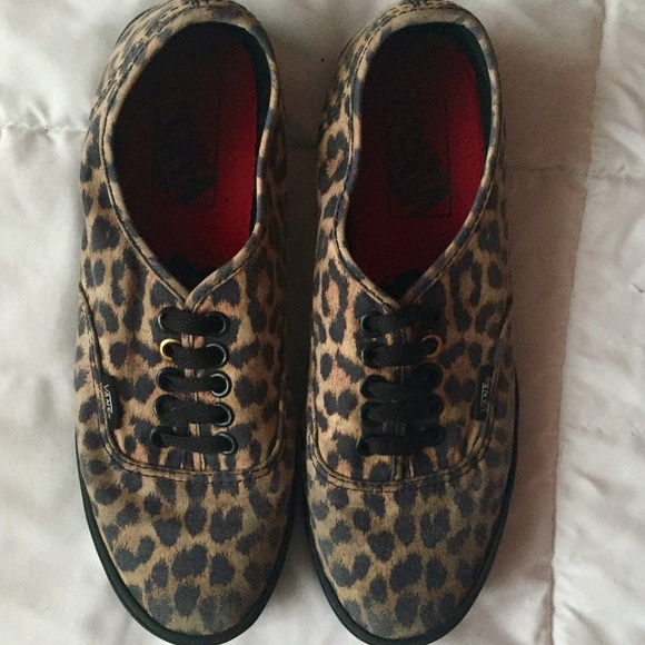 Cheetah print vans