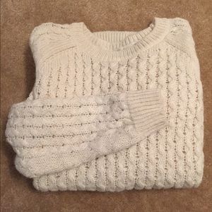 Cable knit sweater