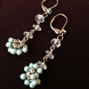 Turquoise inspires dangling earrings Turquoise inspires dangling earrings