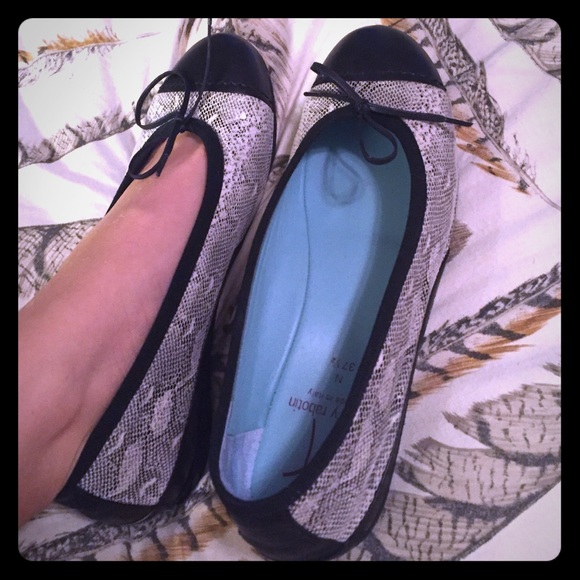 Thierry Rabotin designer flats with animal print