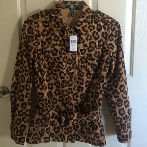 ralph lauren leopard jacket