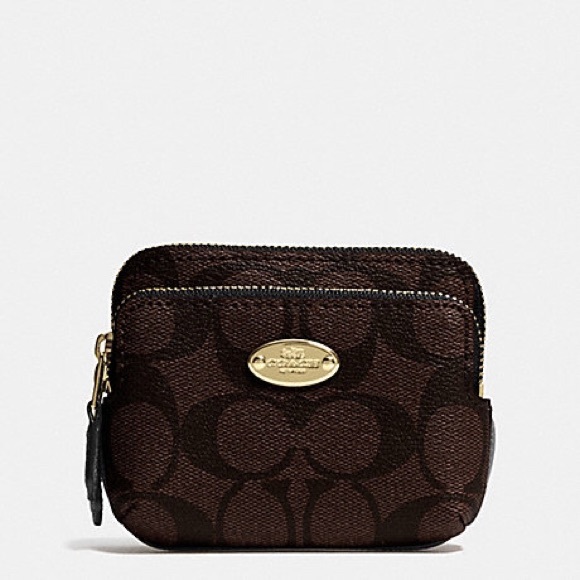 ❤️ COACH Double Zip Coin Wallet - NWT! ❤️