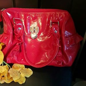 NWOT red glossy bag