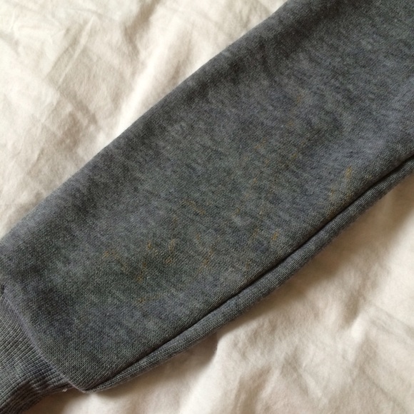 NWT Gray Front Zip Hoodie - Picture 4 of 4