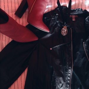 Apt. 9 "Leather" Cotton Jacket