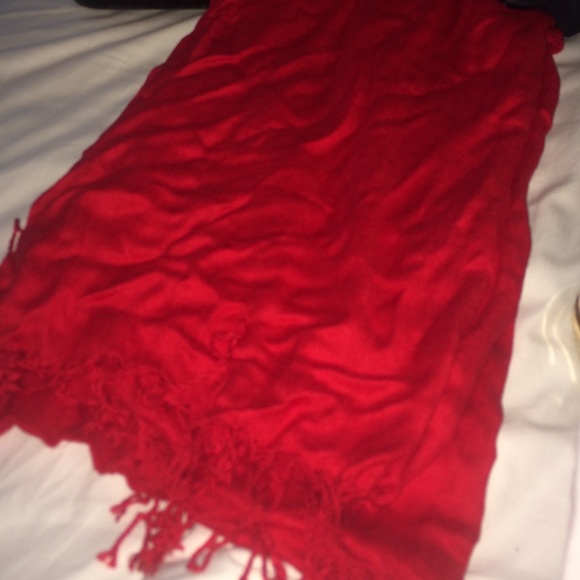 Red scarf