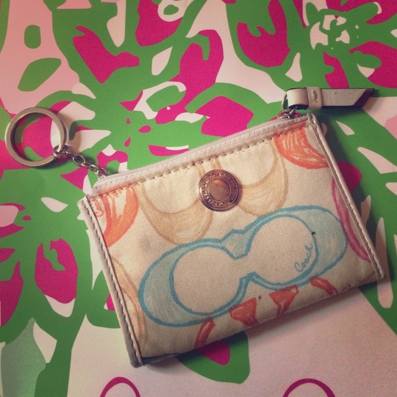 Coach card and change purse