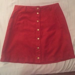 Forever 21 suade skirt